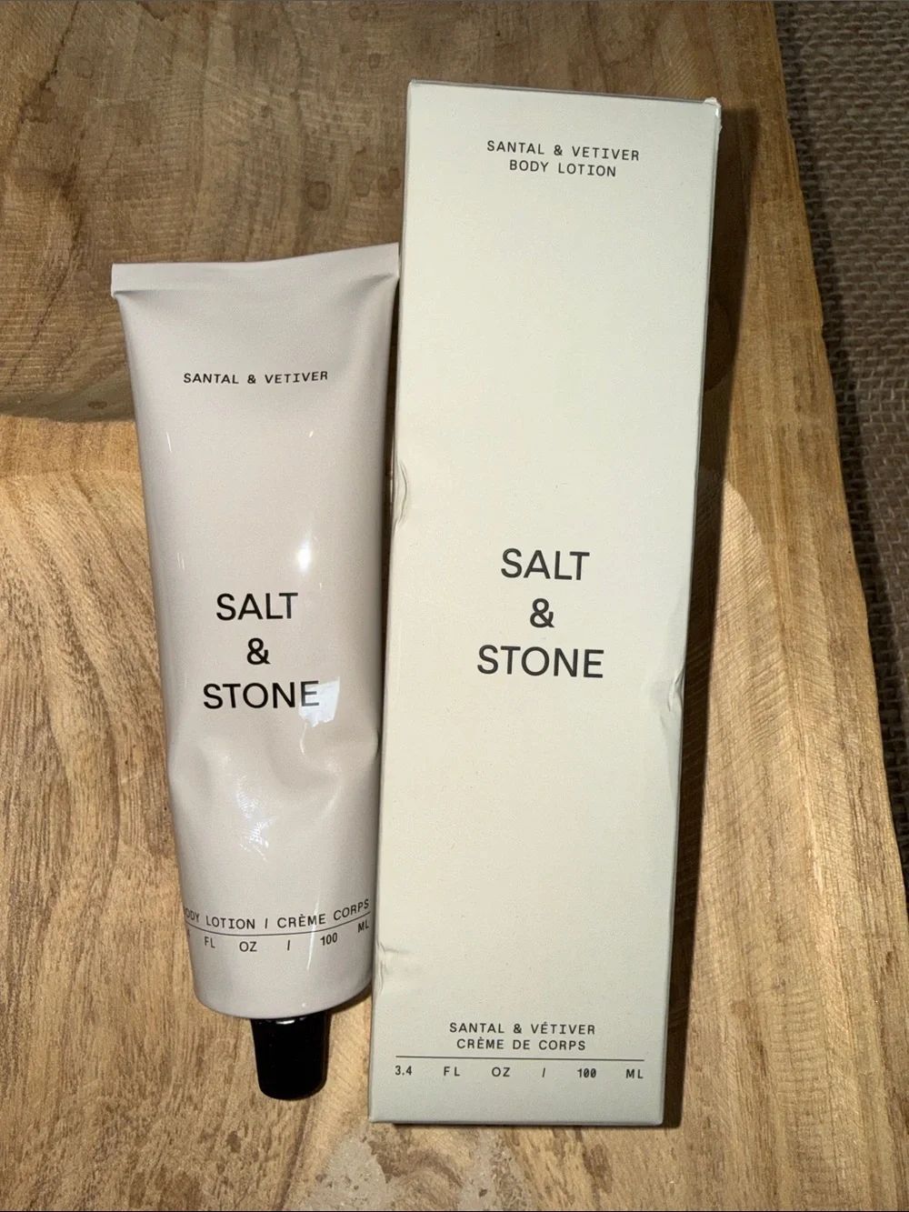 Salt & Stone Santal & Vetiver Body Lotion — Beige